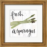 Framed 'Fresh Asparagus' border=