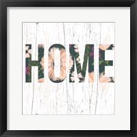 Floral Home Framed Print