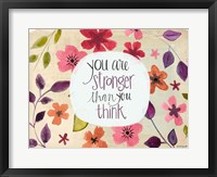 Framed You Are Stronger Than You Think