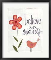 Framed Believe in Yourself