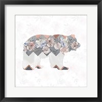 Square Bear Framed Print