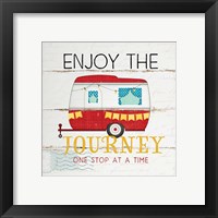 Framed 'Enjoy the Journey' border=