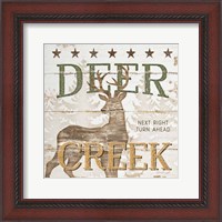 Framed 'Deer Creek' border=