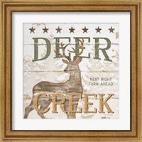 Framed 'Deer Creek' border=