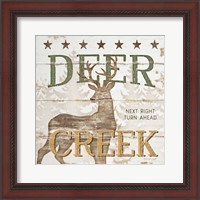 Framed 'Deer Creek' border=