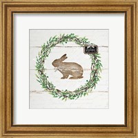 Framed 'Spring Wreath III' border=