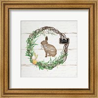 Framed 'Spring Wreath IV' border=