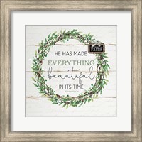 Framed 'He Has Made Everything Beautiful' border=