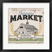 Framed 'Farmer's Market' border=