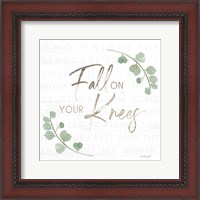 Framed 'Fall on Your Knees' border=