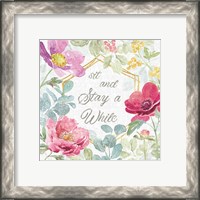 Framed 'Springtime Bloom VII' border=