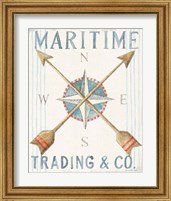 Framed 'Floursack Nautical VI' border=