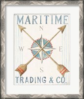 Framed 'Floursack Nautical VI' border=