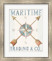 Framed 'Floursack Nautical VI' border=