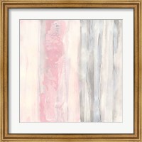 Framed 'Whitewashed Blush II' border=