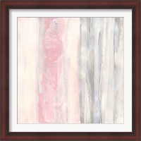 Framed 'Whitewashed Blush II' border=