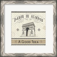 Framed 'Paris Farmhouse IV' border=