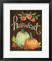 Framed Autumn Harvest IV Walnut