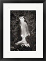 Framed Miners Falls Michigan BW