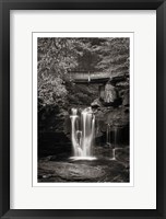 Framed Elakala Falls West II BW