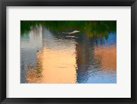 Framed Reflection on the Iowa River No. 1