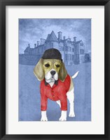 Framed Beagle with Beaulieu Palace