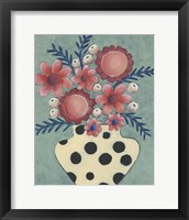 Framed 'Jamboree Floral II' border=