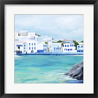 Mykonos II Framed Print