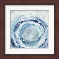 Framed 'Ocean Eye I' border=