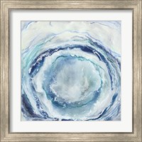 Framed 'Ocean Eye I' border=