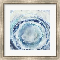 Framed 'Ocean Eye I' border=