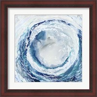 Framed 'Ocean Eye II' border=