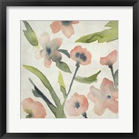 Blush Pink Blooms II Framed Print