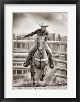 Framed Ride 'Em Cowgirl