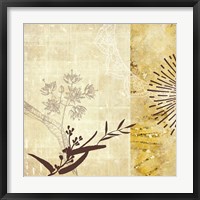 Golden Henna Breeze 1 Framed Print