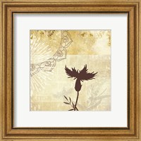 Framed 'Golden Henna Breeze 2' border=