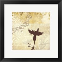 Framed 'Golden Henna Breeze 2' border=