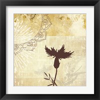 Framed 'Golden Henna Breeze 2' border=