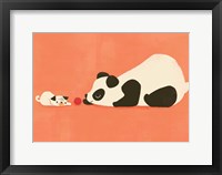 Framed Pug and the Panda