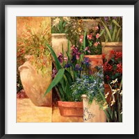 Flower Pots Left Framed Print