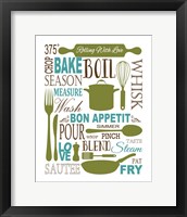 Culinary Love 1 (color) Framed Print