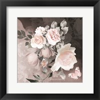 Framed Noir Roses IV
