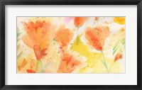 Framed Windblown Poppies #1