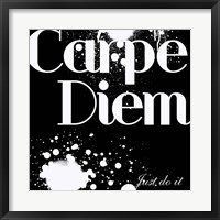 Framed Carpe Diem