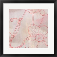 Framed 'Anemone I' border=