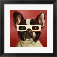 Framed 3D Dog