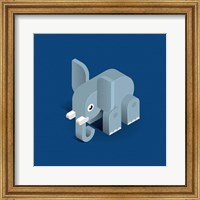 Framed 'Elephant' border=