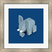 Framed 'Elephant' border=