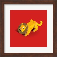 Framed 'Lion' border=