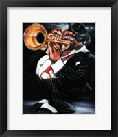 Framed Jazzman Papa Joe